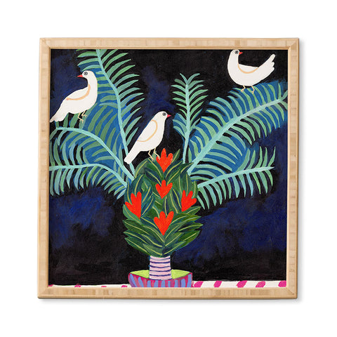 Misha Blaise Design Three Little Birds 2 Framed Wall Art