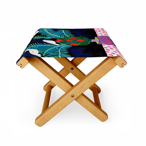 Misha Blaise Design Three Little Birds 2 Folding Stool