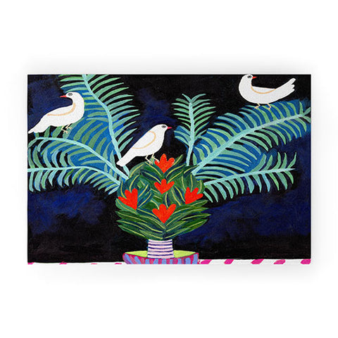 Misha Blaise Design Three Little Birds 2 Welcome Mat