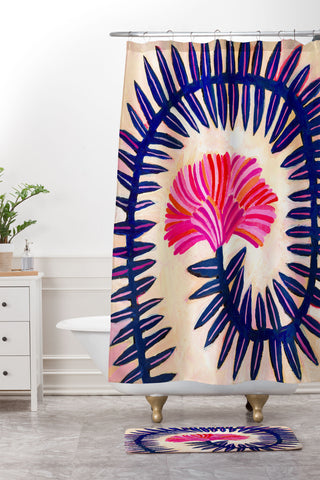 Misha Blaise Design Wandering 2 Shower Curtain And Mat