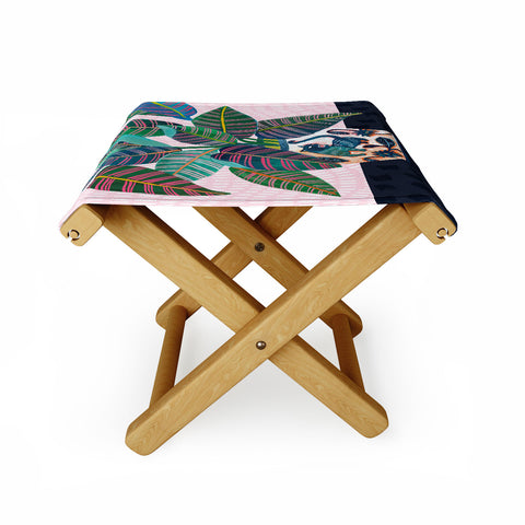 Misha Blaise Design Wild Cat Folding Stool