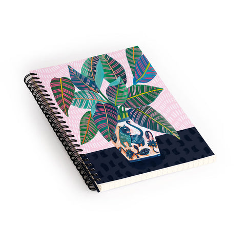 Misha Blaise Design Wild Cat Spiral Notebook