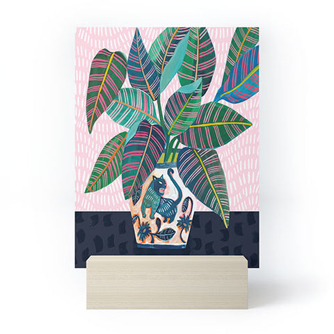 Misha Blaise Design Wild Cat Mini Art Print