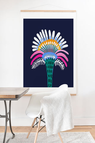 Misha Blaise Design Zelestial Flower Art Print And Hanger