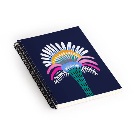 Misha Blaise Design Zelestial Flower Spiral Notebook