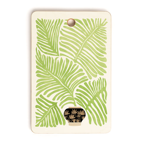 Modern Tropical Bohemian Fern Cutting Board Rectangle