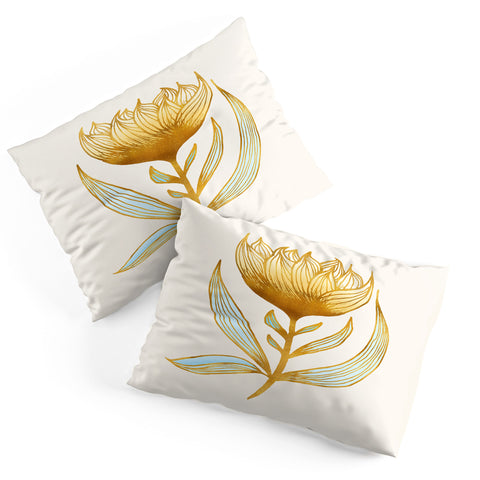 Modern Tropical Bohemian Sunflower Pillow Shams