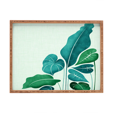 Modern Tropical Cacophony Rectangular Tray