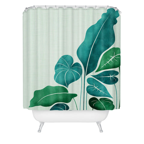 Modern Tropical Cacophony Shower Curtain