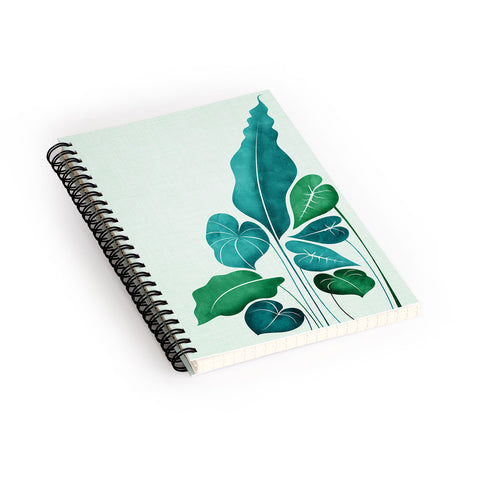 Modern Tropical Cacophony Spiral Notebook