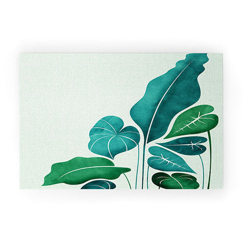 Modern Tropical Cacophony Welcome Mat