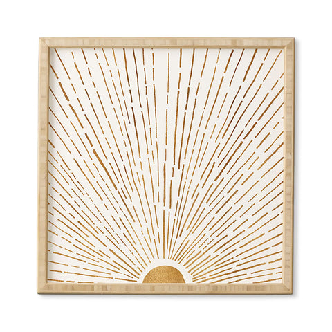 Modern Tropical Let The Sunshine In Framed Wall Art