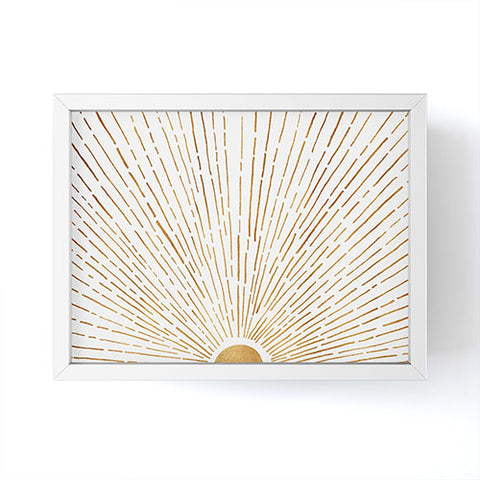 Modern Tropical Let The Sunshine In Framed Mini Art Print