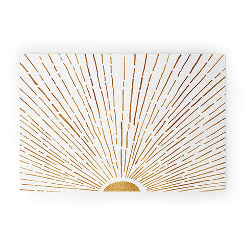 Modern Tropical Let The Sunshine In Welcome Mat