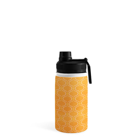 Modern Tropical Mediterranean Print Sunshine Water Bottle