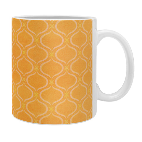 Modern Tropical Mediterranean Print Sunshine Coffee Mug