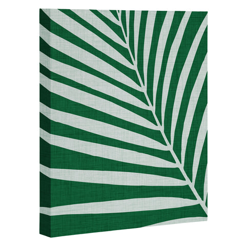 Modern Tropical Minimalist Palm Leaf Art Canvas