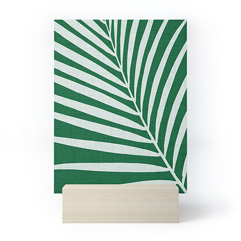 Modern Tropical Minimalist Palm Leaf Mini Art Print