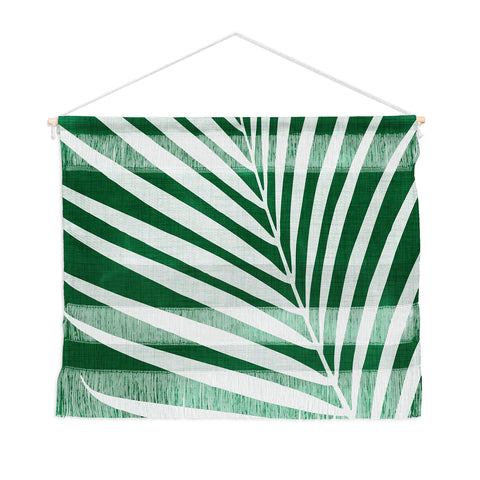 Modern Tropical Minimalist Palm Leaf Wall Hanging Landscape