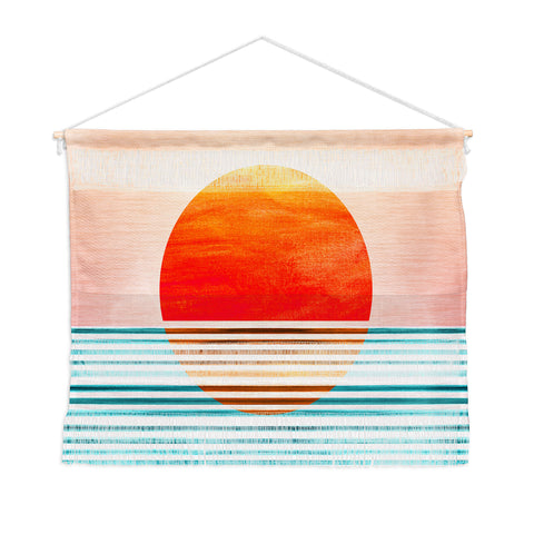 Modern Tropical Minimalist Sunset III Wall Hanging Landscape