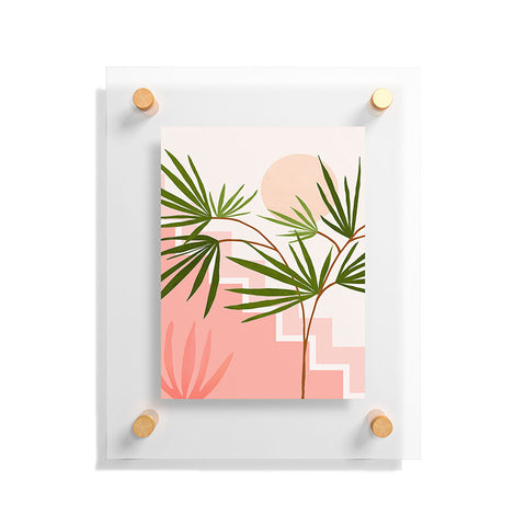 Modern Tropical Summer in Belize Floating Acrylic Print