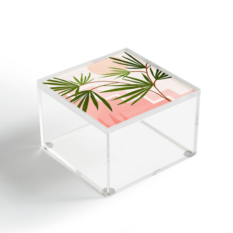 Modern Tropical Summer in Belize Acrylic Box