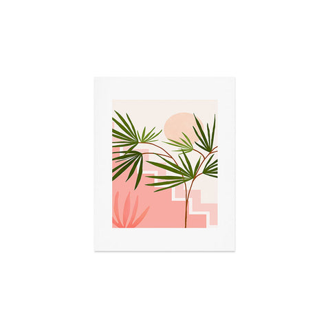 Modern Tropical Summer in Belize Art Print