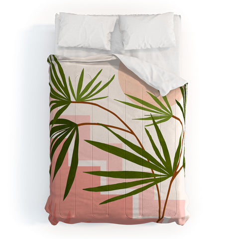 Modern Tropical Summer in Belize Comforter