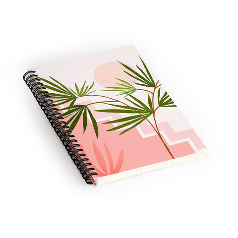 Modern Tropical Summer in Belize Spiral Notebook