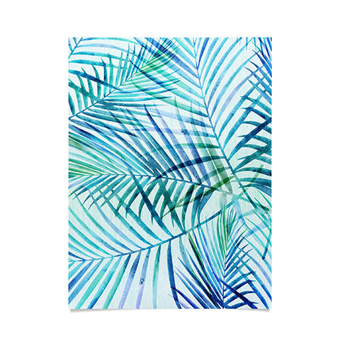 Modern Tropical Tropical Palm Pattern Poster