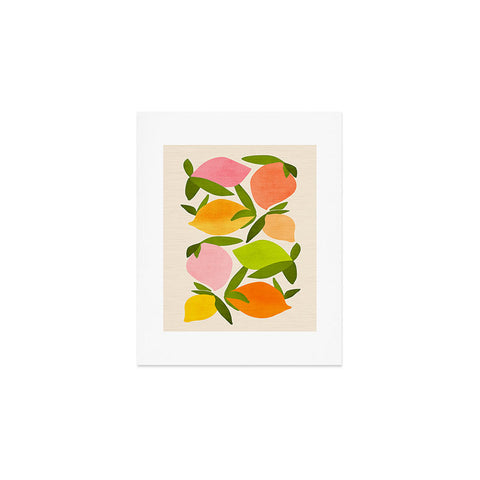 Modern Tropical Wild Mango Art Print