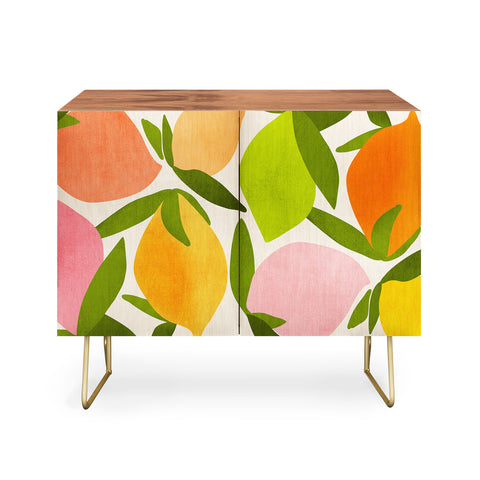 Modern Tropical Wild Mango Credenza