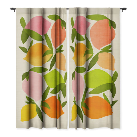 Modern Tropical Wild Mango Blackout Non Repeat