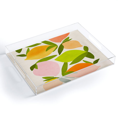 Modern Tropical Wild Mango Acrylic Tray