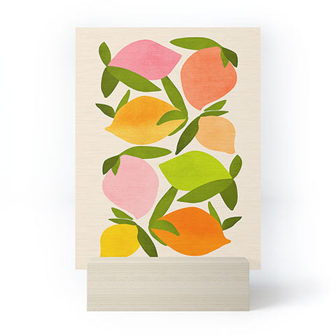 Modern Tropical Wild Mango Mini Art Print