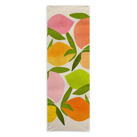Modern Tropical Wild Mango Yoga Towel