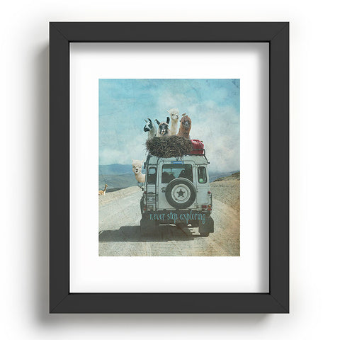Monika Strigel 1P ALPACA LAMA WANDERLUST Recessed Framing Rectangle