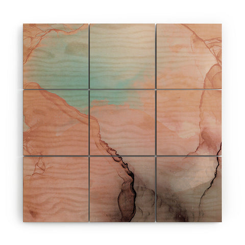 Monika Strigel 1P BETTER TOGETHER EARTH Wood Wall Mural