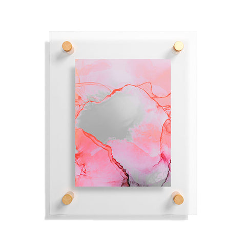 Monika Strigel 1P BETTER TOGETHER PINK INK Floating Acrylic Print