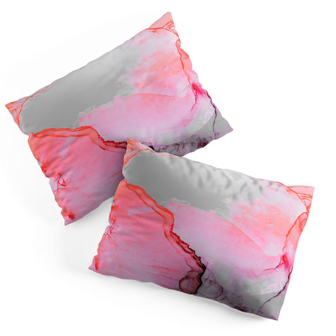 Monika Strigel 1P BETTER TOGETHER PINK INK Pillow Shams