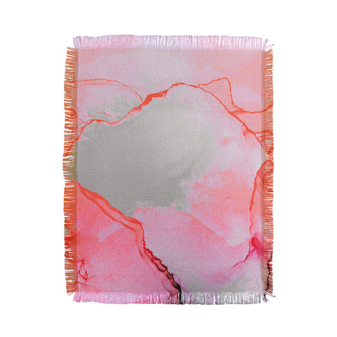 Monika Strigel 1P BETTER TOGETHER PINK INK Throw Blanket