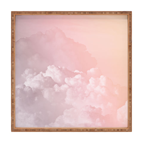 Monika Strigel 1P COTTON CANDY CLOUDS Square Tray