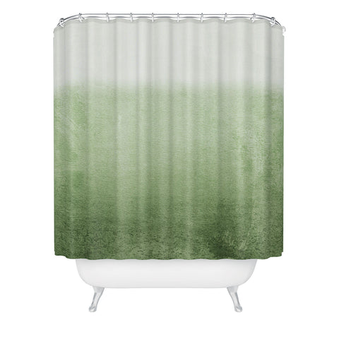 Monika Strigel 1P FADING GREEN FOREST Shower Curtain