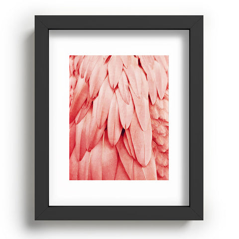 Monika Strigel 1P FEATHERS CORAL Recessed Framing Rectangle