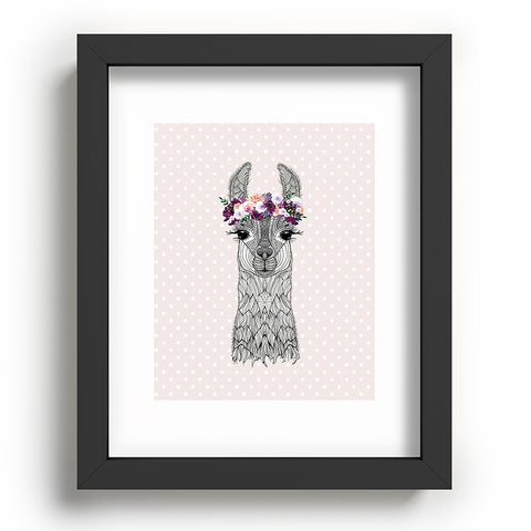 Monika Strigel 1P FLOWER GIRL ALPACA BLUSH Recessed Framing Rectangle