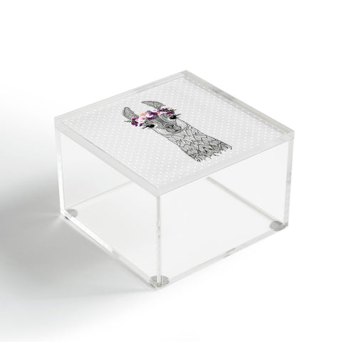 Monika Strigel 1P FLOWER GIRL ALPACA GREY Acrylic Box