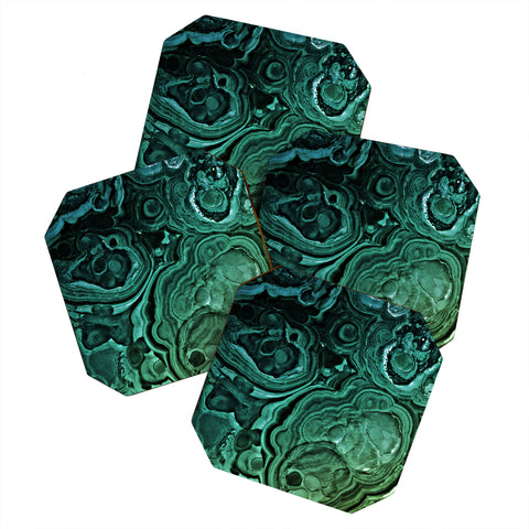 Monika Strigel 1P MALACHITE GREEN Coaster Set