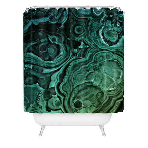 Monika Strigel 1P MALACHITE GREEN Shower Curtain