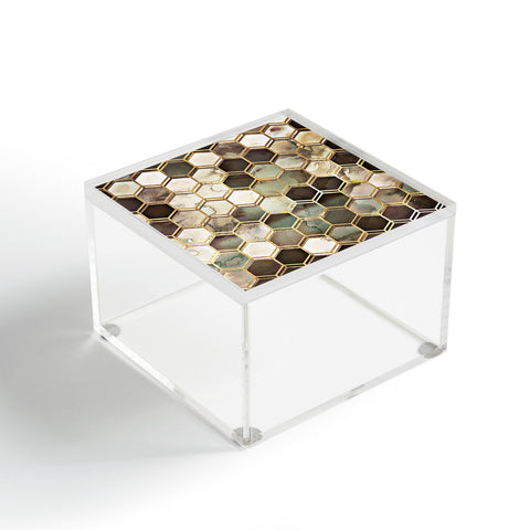 Monika Strigel 1P RUGGED MARBLE EARTH TONES Acrylic Box
