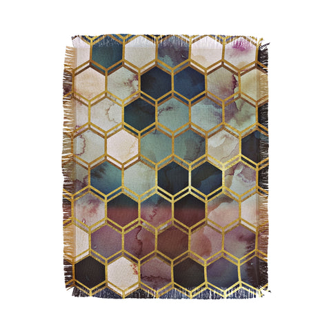Monika Strigel 1P RUGGED MARBLE MIDCENTURY Throw Blanket